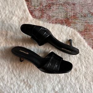 Larroude Vivi Kitten Heel Sandals
